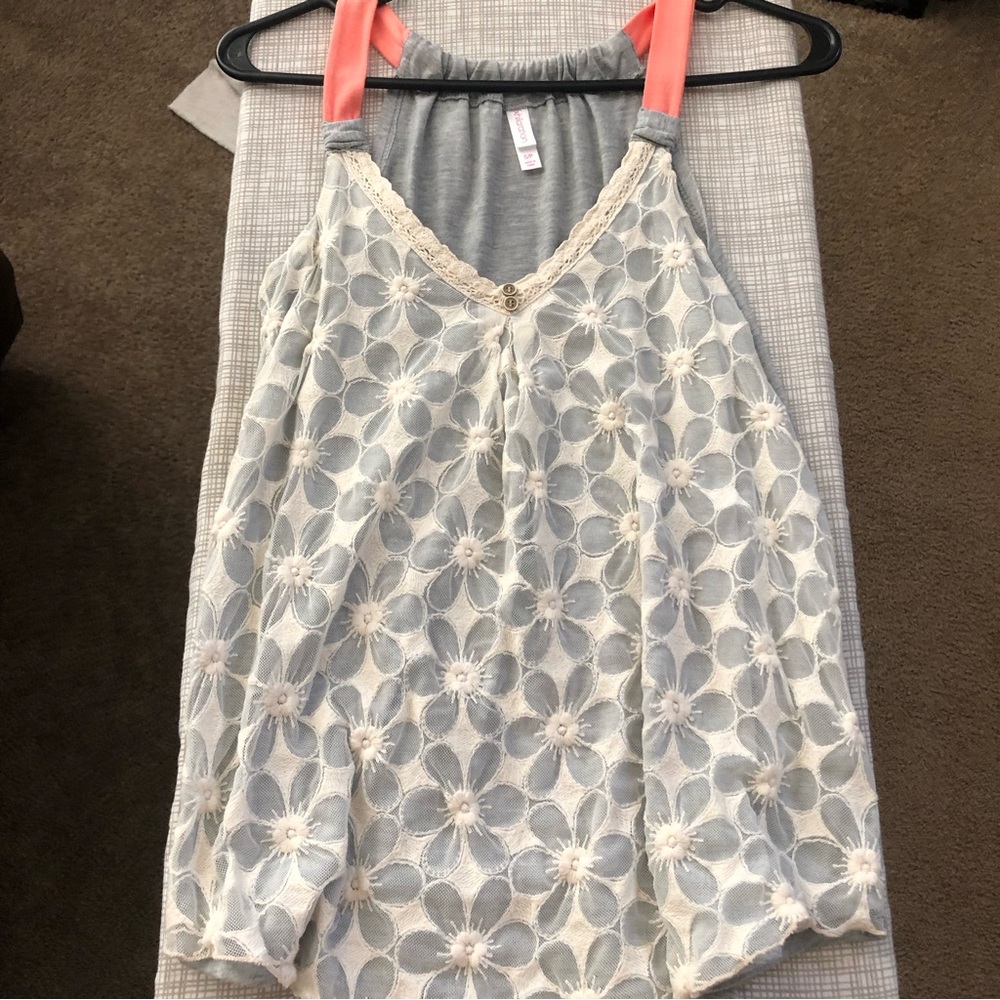 Floral tank top women’s size small